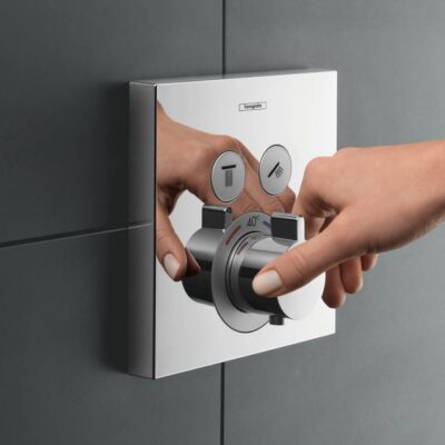 Hansgrohe Raindance E thermostatische inbouw regendoucheset 300 x 300 mm chroom 27837000 9