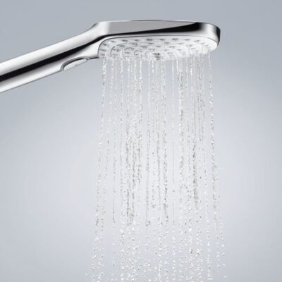 Hansgrohe Raindance Select E glijstangset met garnituur 3 straalsoorten 1008 mm chroom wit 26621400 7