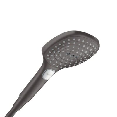 Hansgrohe Raindance Select E Handdouche 3 straalsoorten zwart chroom geborsteld 26520340 4