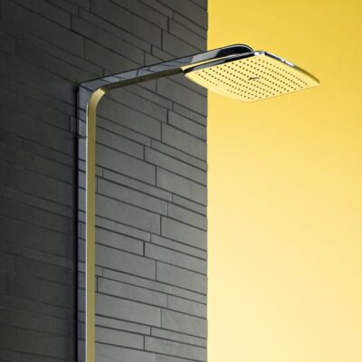 Hansgrohe Raindance Select E thermostatische opbouw regendoucheset 360 x 190 mm chroom wit 27112400 4