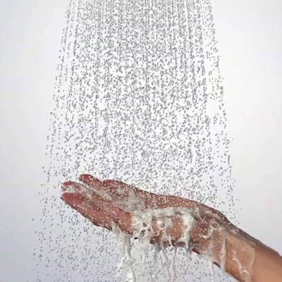 Hansgrohe Raindance Select S handdoucheset zonder stang 3 straalsoorten chroom wit 26721400 21 Hansgrohe Raindance Select S handdoucheset zonder stang 3 straalsoorten chroom wit 26721400 21