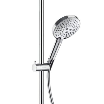 Hansgrohe Raindance Select S thermostatische opbouw regendoucheset met baduitloop Ø236 mm chroom 27117000 5
