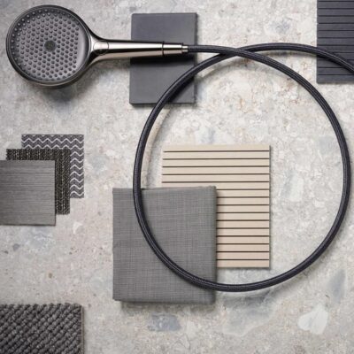 Hansgrohe Rainfinity glijstangset met garnituur 3 straalsoorten 720 mm zwart chroom geborsteld 28746340 4