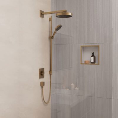 Hansgrohe Rainfinity glijstangset met garnituur 3 straalsoorten 1008 mm brons geborsteld 28744140 4