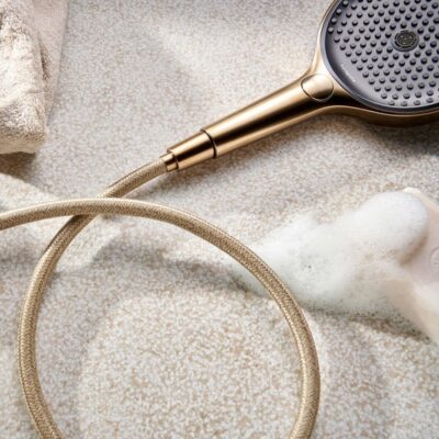 Hansgrohe Rainfinity glijstangset met garnituur 3 straalsoorten 1008 mm brons geborsteld 28744140 7