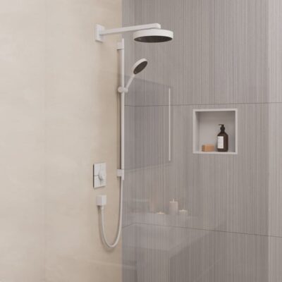 Hansgrohe Rainfinity glijstangset met garnituur 3 straalsoorten 1008 mm mat-wit 28743700 4