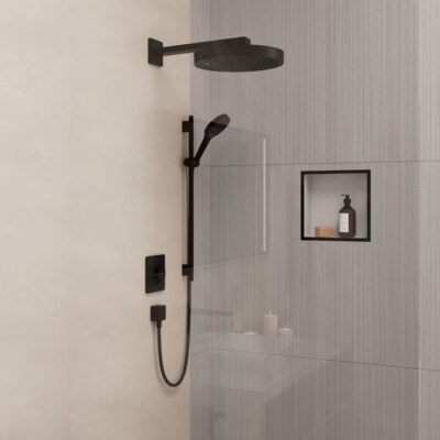 Hansgrohe Rainfinity glijstangset met garnituur 3 straalsoorten 720 mm mat-zwart 28745670 4