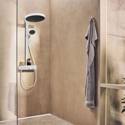 Hansgrohe Rainfinity thermostatische opbouw regendoucheset Ø360 mm mat-wit 26853700 4