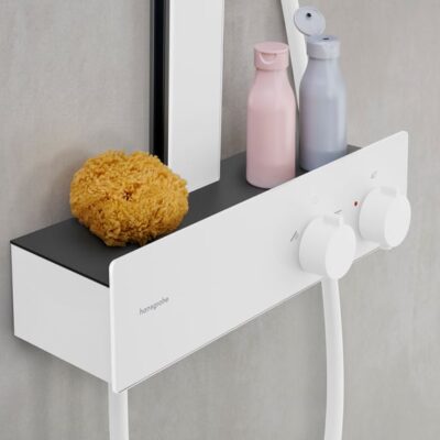 Hansgrohe Rainfinity thermostatische opbouw regendoucheset met EcoSmart Ø250 mm mat-wit 28742700 5