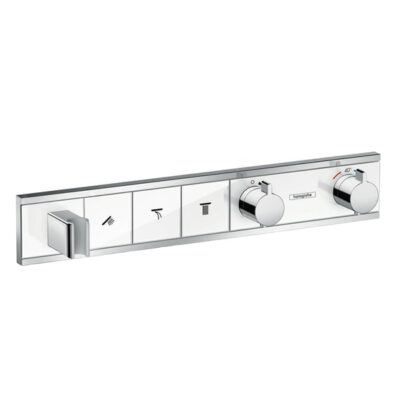 Hansgrohe RainSelect thermostaat voor douche 3 verbruikers chroom wit 15356400 4
