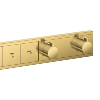 Hansgrohe RainSelect thermostaat voor douche 5 verbruikers goud 15384990 4