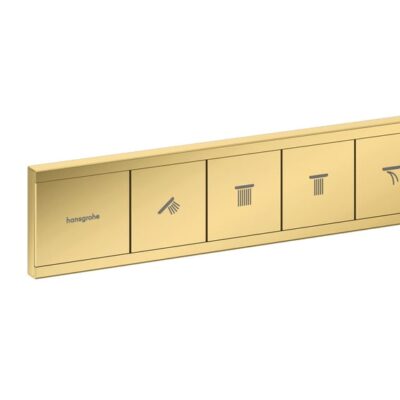 Hansgrohe RainSelect thermostaat voor douche 5 verbruikers goud 15384990 5