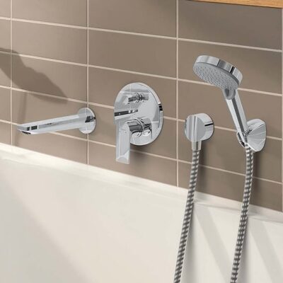 Hansgrohe Rebris E baduitloop chroom 72431000 4