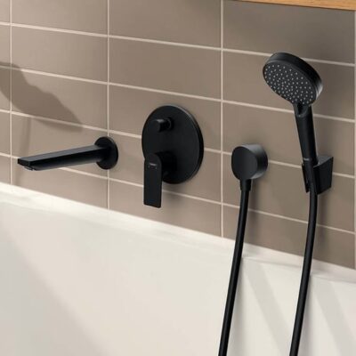 Hansgrohe Rebris E baduitloop mat-zwart 72431670 4