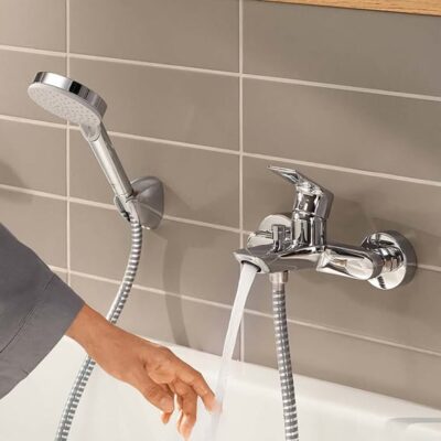 Hansgrohe Rebris E eengreeps opbouw badmengkraan 2 verbruikers chroom 72450000 4