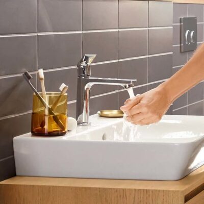Hansgrohe Rebris E wastafelkraan 110 CoolStart met EcoSmart chroom 72560000 4