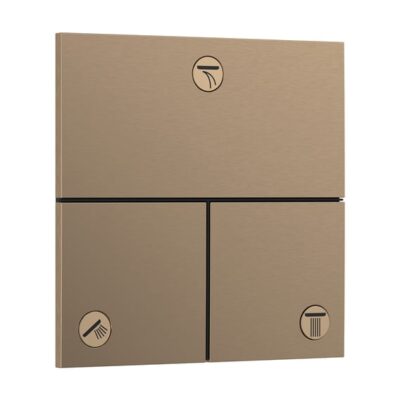 Hansgrohe ShowerSelect Comfort E omsteller 3 verbruikers brons geborsteld 15573140 6