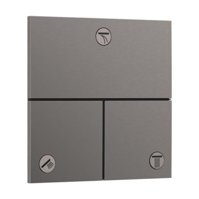 Hansgrohe ShowerSelect Comfort E omsteller 3 verbruikers zwart chroom geborsteld 15573340 6