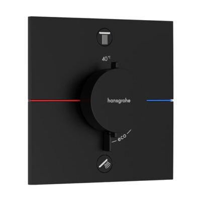 Hansgrohe ShowerSelect Comfort E thermostaat voor bad & douche 2 verbruikers mat-zwart 15578670 10