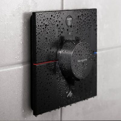 Hansgrohe ShowerSelect Comfort E thermostaat voor bad & douche 2 verbruikers mat-zwart 15572670 9