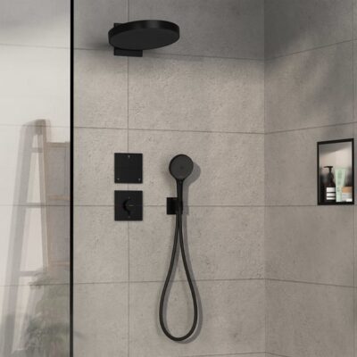 Hansgrohe ShowerSelect Comfort E thermostaat voor bad & douche 2 verbruikers mat-zwart 15575670 5