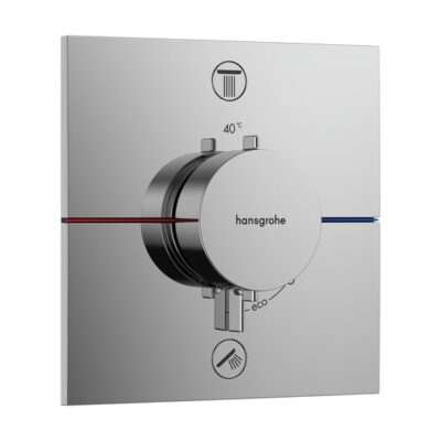Hansgrohe ShowerSelect Comfort E thermostaat voor bad & douche 2 verbruikers chroom 15578000 8