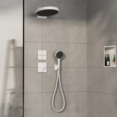 Hansgrohe ShowerSelect Comfort E thermostaat voor bad & douche 2 verbruikers mat-wit 15575700 5