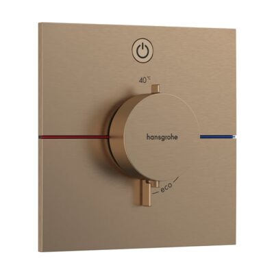 Hansgrohe ShowerSelect Comfort E thermostaat voor douche 1 verbruiker brons geborsteld 15571140 5