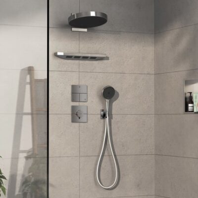 Hansgrohe ShowerSelect Comfort E thermostaat voor douche 1 verbruiker chroom 15574000 5