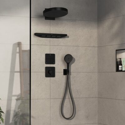 Hansgrohe ShowerSelect Comfort Q omsteller 3 verbruikers mat-zwart 15587670 5