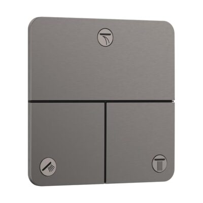 Hansgrohe ShowerSelect Comfort Q omsteller 3 verbruikers zwart chroom geborsteld 15587340 6