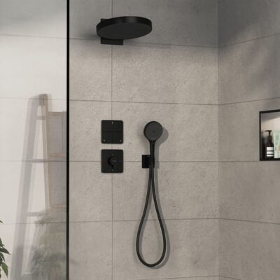 Hansgrohe ShowerSelect Comfort Q thermostaat voor bad & douche 2 verbruikers mat-zwart 15589670 5