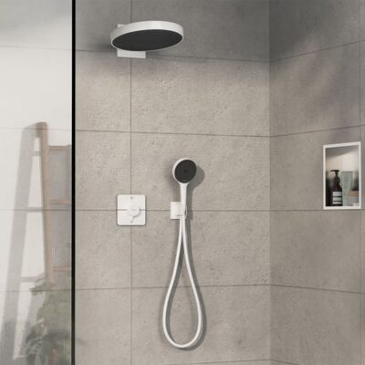 Hansgrohe ShowerSelect Comfort Q thermostaat voor bad & douche 2 verbruikers mat-wit 15583700 5