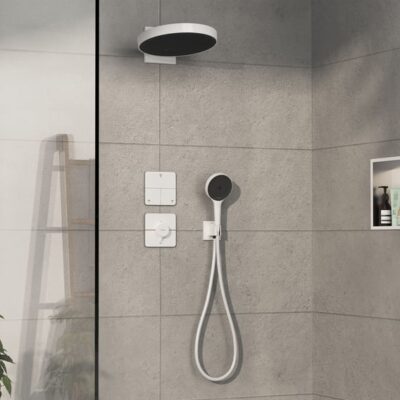 Hansgrohe ShowerSelect Comfort Q thermostaat voor bad & douche 2 verbruikers mat-wit 15589700 5
