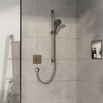 Hansgrohe ShowerSelect Comfort Q thermostaat voor douche 1 verbruiker brons geborsteld 15581140 4