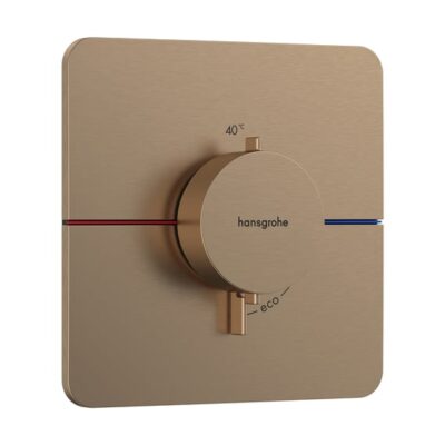 Hansgrohe ShowerSelect Comfort Q thermostaat voor douche 1 verbruiker brons geborsteld 15588140 6