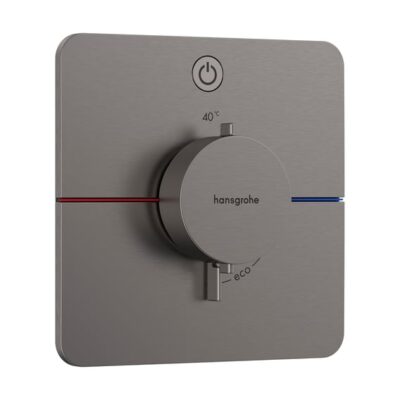 Hansgrohe ShowerSelect Comfort Q thermostaat voor douche 1 verbruiker zwart chroom geborsteld 15581340 5