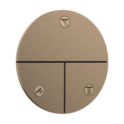 Hansgrohe ShowerSelect Comfort S omsteller 3 verbruikers brons geborsteld 15558140 6