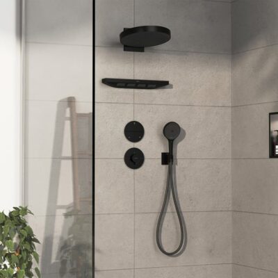 Hansgrohe ShowerSelect Comfort S omsteller 3 verbruikers mat-zwart 15558670 5
