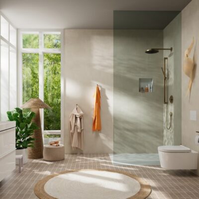 Hansgrohe ShowerSelect Comfort S thermostaat voor bad & douche 2 verbruikers brons geborsteld 15556140 6