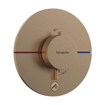 Hansgrohe ShowerSelect Comfort S thermostaat voor bad & douche 2 verbruikers brons geborsteld 15562140 6