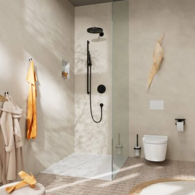 Hansgrohe ShowerSelect Comfort S thermostaat voor bad & douche 2 verbruikers mat-zwart 15554670 6