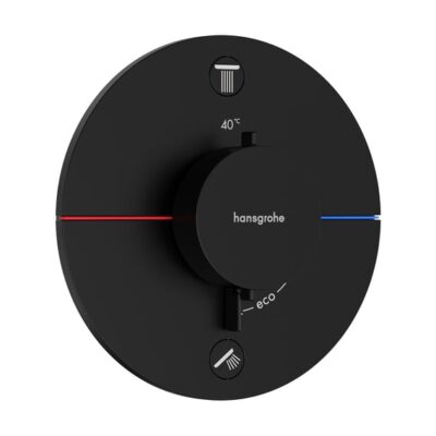 Hansgrohe ShowerSelect Comfort S thermostaat voor bad & douche 2 verbruikers mat-zwart 15554670 7