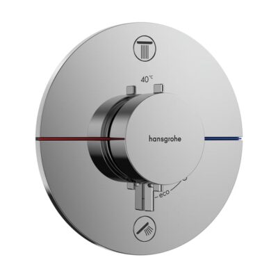 Hansgrohe ShowerSelect Comfort S thermostaat voor bad & douche 2 verbruikers chroom 15554000 9
