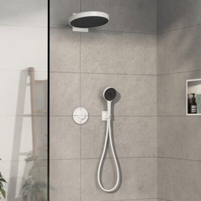 Hansgrohe ShowerSelect Comfort S thermostaat voor bad & douche 2 verbruikers mat-wit 15554700 5
