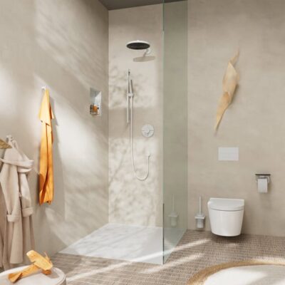 Hansgrohe ShowerSelect Comfort S thermostaat voor bad & douche 2 verbruikers mat-wit 15556700 6