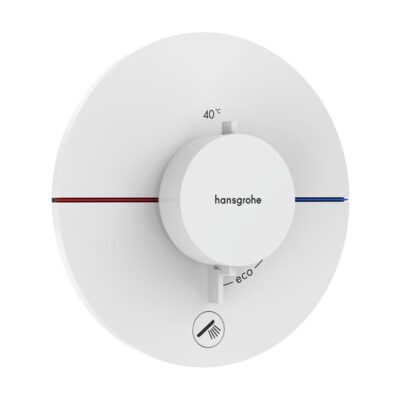 Hansgrohe ShowerSelect Comfort S thermostaat voor bad & douche 2 verbruikers mat-wit 15562700 6