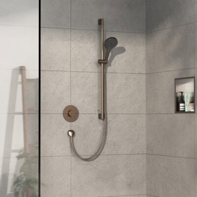 Hansgrohe ShowerSelect Comfort S thermostaat voor douche 1 verbruiker brons geborsteld 15553140 4