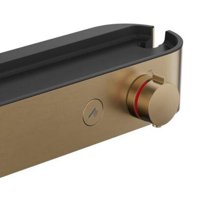 Hansgrohe ShowerTablet Select thermostaat voor douche 1 verbruiker brons geborsteld 24360140 5