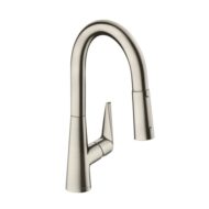 Hansgrohe Talis M51 keukenmengkraan 160 uittrekbaar 2 straalsoorten edelstaal finish 72815800